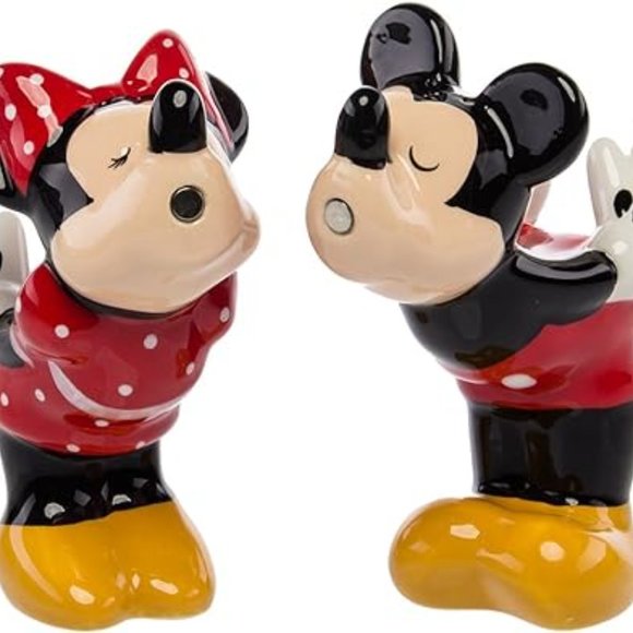 Disney Mickey & Minnie Kissing Salt & Pepper Westland Giftware Box - Picture 7 of 7